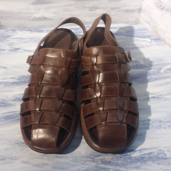 Dansko | Shoes | Dansko Mens Brown Leather Fisherman Sandals  display picture 3